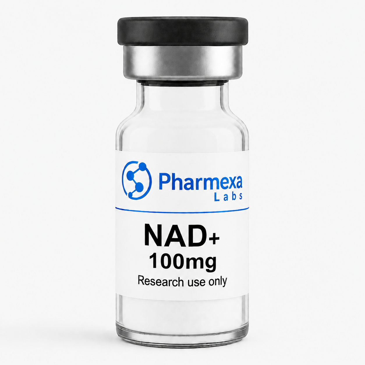 NAD+ 100mg hetteglass fra Pharmexa Labs
