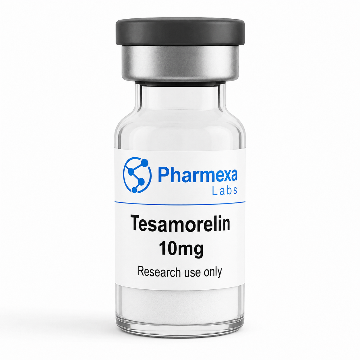 Tesamorelin 10mg hetteglass fra Pharmexa Labs